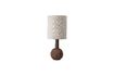 Miniatuur Hombourg-bruine terracotta tafellamp 3