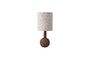 Miniatuur Hombourg-bruine terracotta tafellamp Productfoto