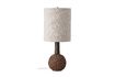Miniatuur Hombourg-bruine terracotta tafellamp 1