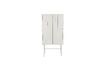 Miniatuur Hoog dressoir van gebroken wit hout Funk 1