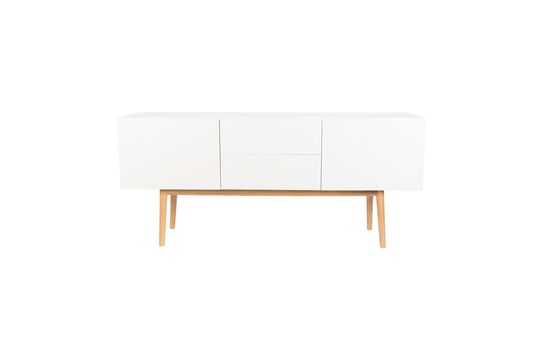 Hoog op Houten dressoir met 2 deuren en 2 laden