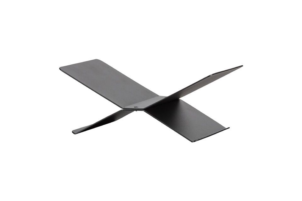 Horizontale metalen boekendisplay nir Brook Woood