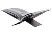 Miniatuur Horizontale metalen boekendisplay nir Brook 4