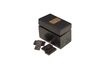 Miniatuur Houten Bouhey domino doosje met messing details 3