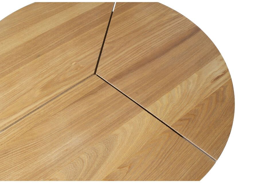 Het blad bestaat uit drie delen en biedt een zeer originele stijl