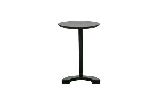 Houten en zwart metalen salontafel Vloer Productfoto