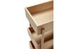 Miniatuur Houten legplank met 3 vakken, beige Stack 6