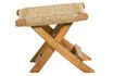 Miniatuur Houten voetsteun, beige Lois 2