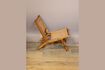 Miniatuur Husson-fauteuil met vlechtwerk zitting en rugleuning 2