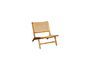 Miniatuur Husson-fauteuil met vlechtwerk zitting en rugleuning Productfoto