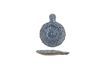 Miniatuur Idunn steengoed blauw dienblad 1