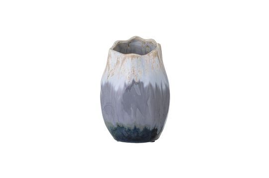 Jace blauwe keramische vaas voor decoratie Productfoto