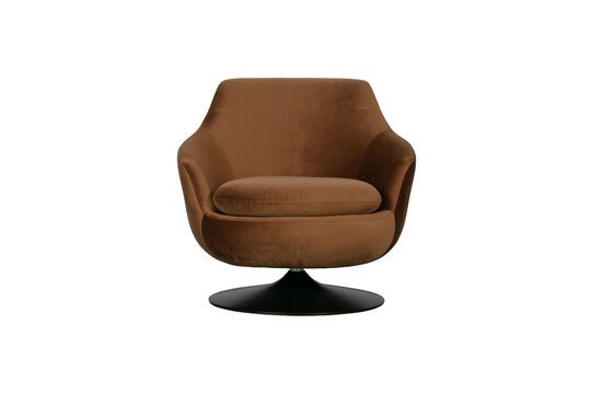 Jada bruin fluwelen fauteuil Productfoto
