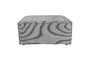 Miniatuur James Rib Cold Grey Pouf Productfoto