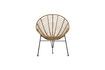 Miniatuur Jane Beige Loungestoel 3