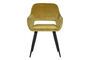 Miniatuur Jelle geel fluwelen stoel Productfoto