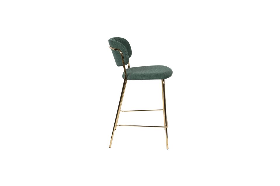 Jolien Counter Stool goud en donkergroen - 11