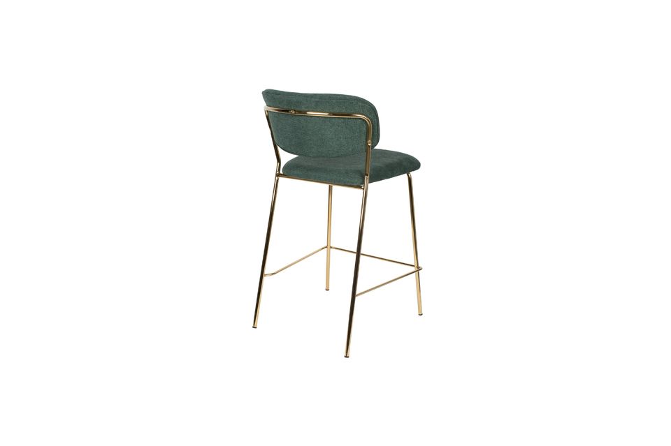 Jolien Counter Stool goud en donkergroen - 12