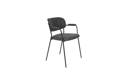 Jolien fauteuil donkergrijs Productfoto
