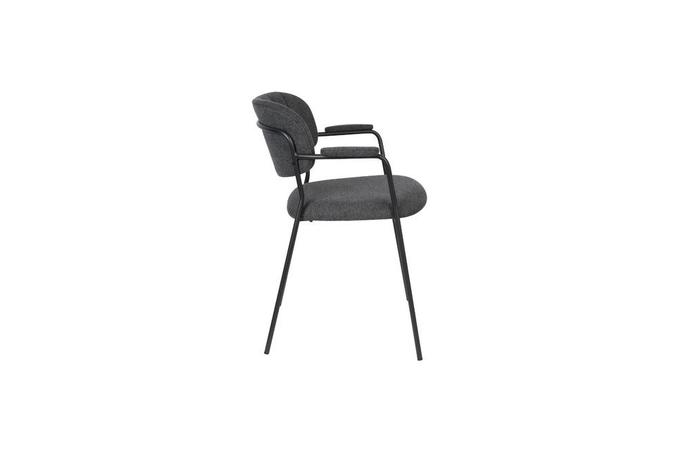 Jolien fauteuil donkergrijs - 7