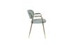 Miniatuur Jolien Fauteuil Goud en lichtgroen 9