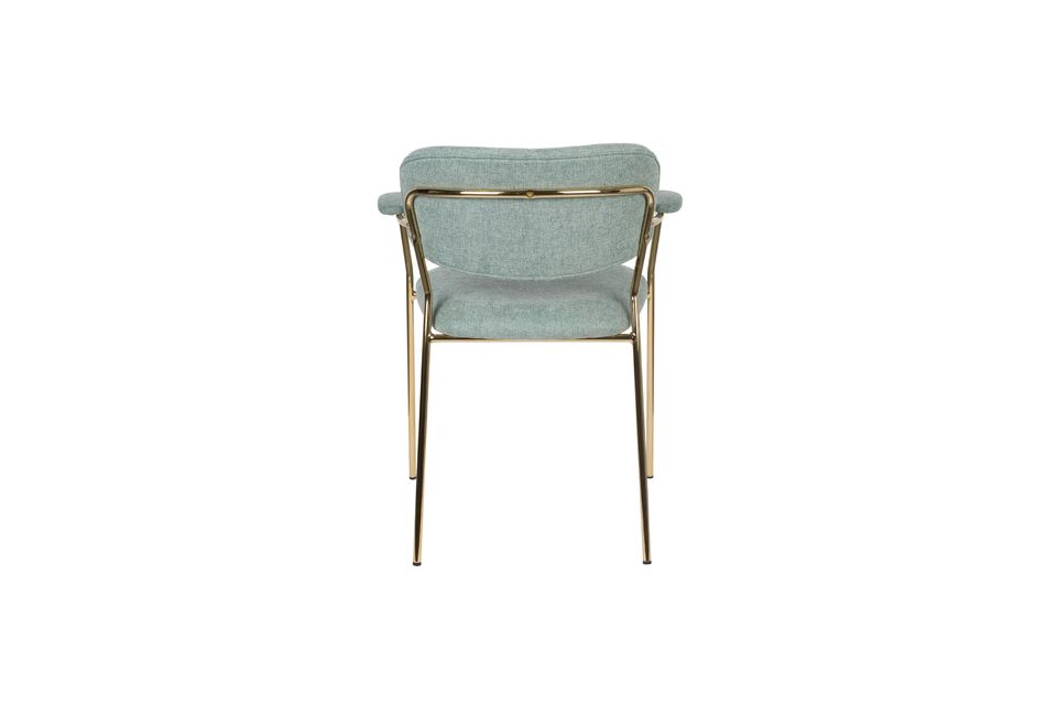 Jolien Fauteuil Goud en lichtgroen - 9