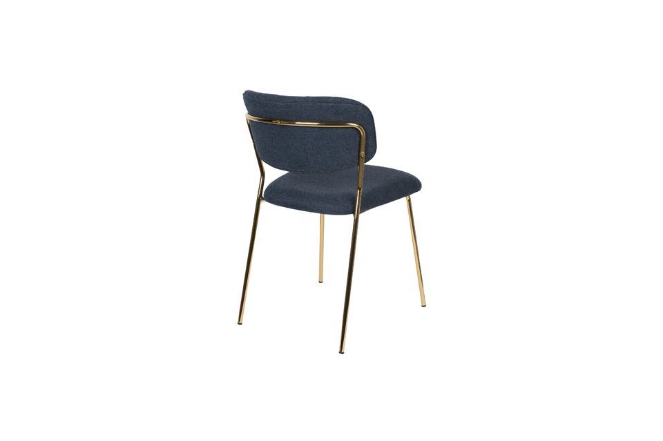 Jolien Stoel goud en donkerblauw - 8