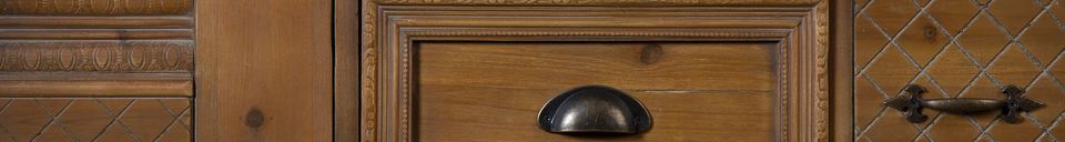 Benadrukte materialen Jove-commode