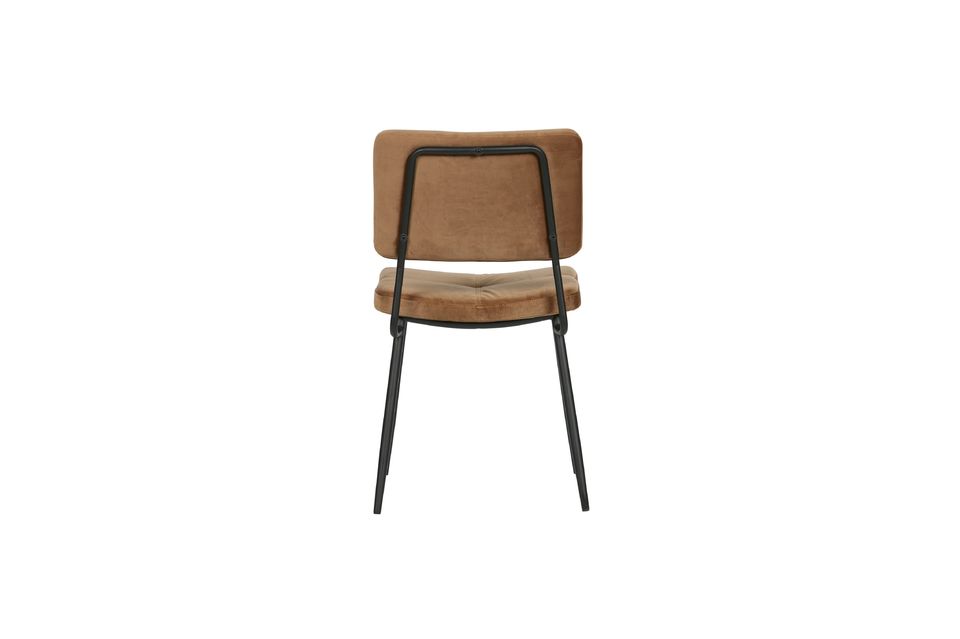 Kaat karamel polyester stoel - 5