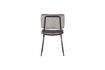 Miniatuur Kaat polyester fluwelen stoel, antraciet 5