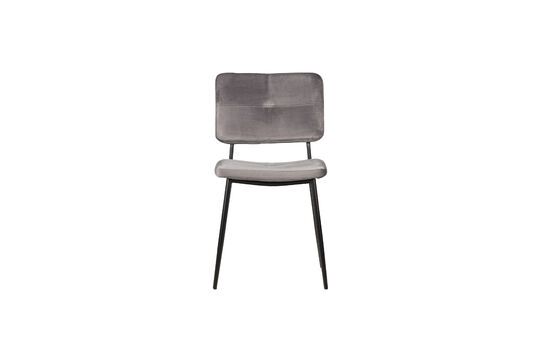 Kaat polyester fluwelen stoel, antraciet Productfoto