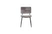Miniatuur Kaat polyester fluwelen stoel, antraciet 1