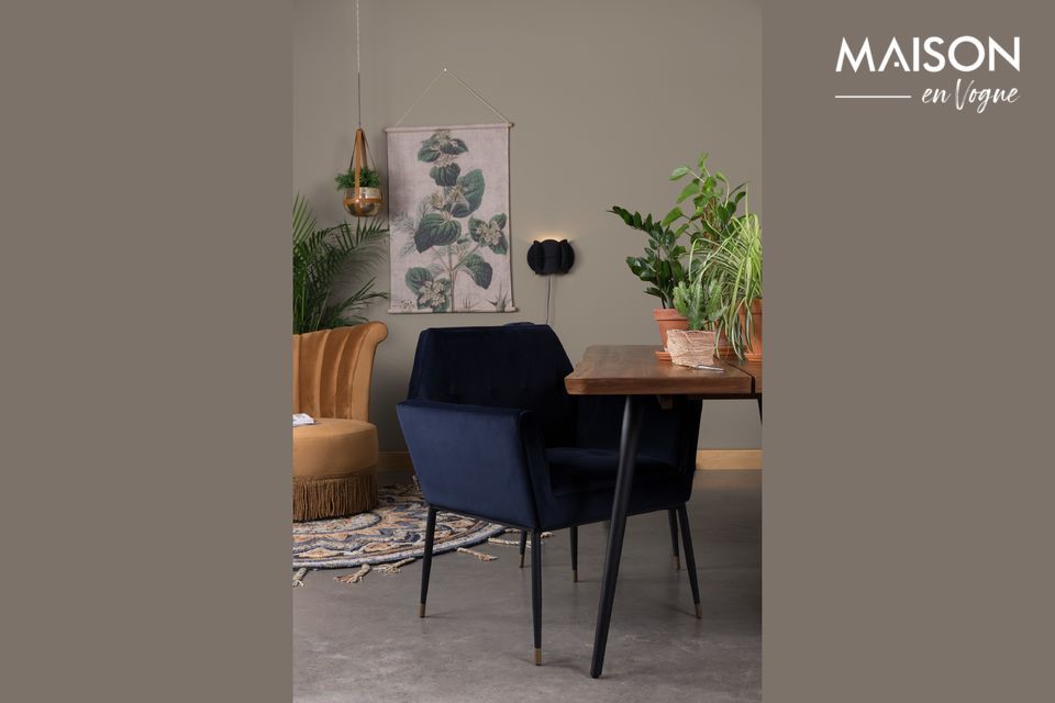 Kate fauteuil middernachtblauw Dutch Bone