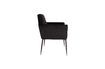 Miniatuur Kate zwart fluwelen fauteuil 8