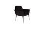 Miniatuur Kate zwart fluwelen fauteuil Productfoto