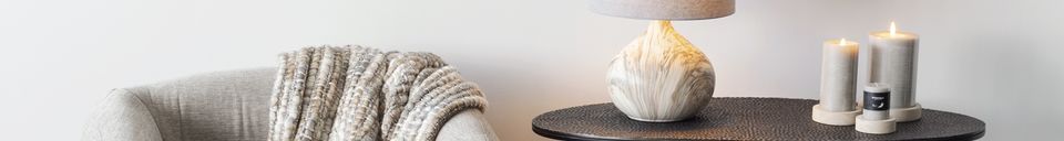 Benadrukte materialen Keramische Snooz tafellamp