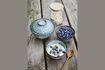 Miniatuur Klein blauw aardewerk schaaltje Tea 2