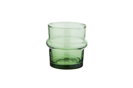 Klein groen glazen waterglas Beldi