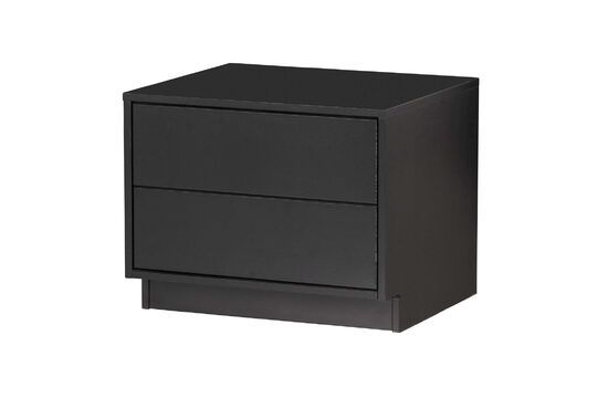 Klein zwart houten tv-meubel Finca Productfoto