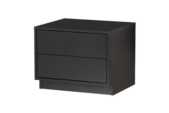 Klein zwart houten tv-meubel Finca