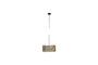 Miniatuur Kleine beige bamboehouten hanger Isla Productfoto