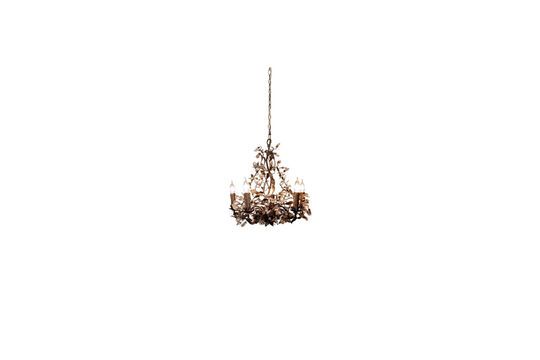 Kleine bruine metalen kroonluchter Rambouillet Productfoto
