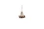 Miniatuur Kleine bruine metalen kroonluchter Rambouillet Productfoto