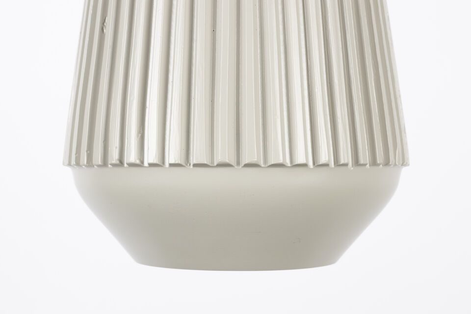 De neutrale beige kleur maakt het een veelzijdige keuze voor veel decors en voegt een subtiele