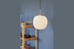Miniatuur Kleine messing glazen hanger Serene 3