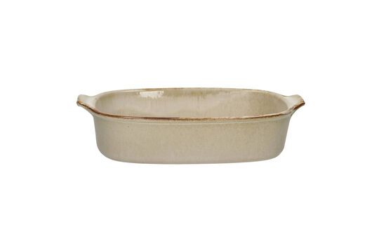 Kleine ovenschaal in beige Ascoli steengoed