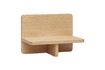 Miniatuur Kleine plank in beige hout Less 1