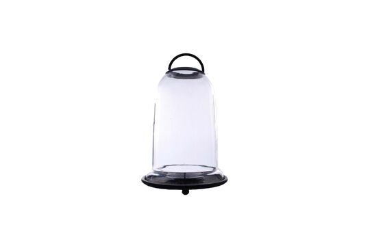 Kleine transparante glazen kandelaar Bell Productfoto