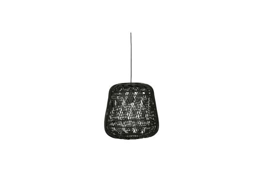 Kleine zwarte bamboe lamp Moza