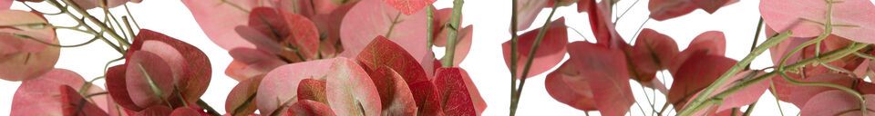 Benadrukte materialen Kunstboom roze Appel